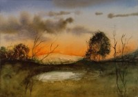 Mudeeha Ali, 10 x 14 Inch, Water Color On Paper, AC-MALI-008